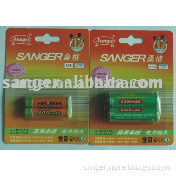 AA/AAA Ni-MH Rechargeable Battery